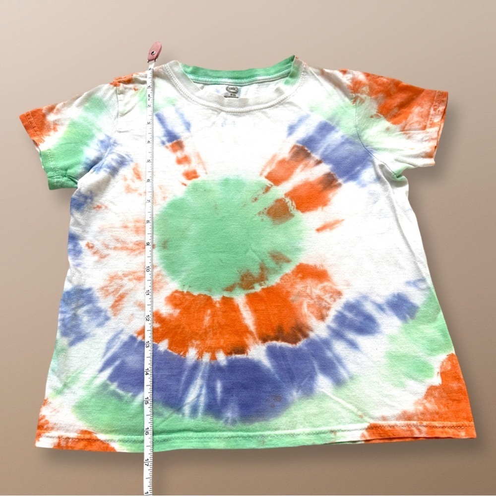 ⭐️ 5 for $25 Handcrafted Tie Dye Wonder Nation Kids T-Shirt Size M (8) - Picture 4 of 5